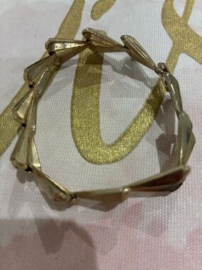 Gold Geometric Link Bracelet